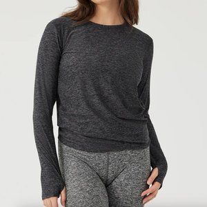Outdoor Voices CloudKnit Longsleeve in Charcoal